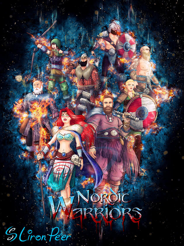Nordic Warriors Game Poster