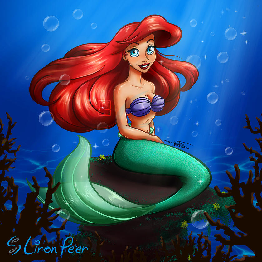 Disney's Ariel The Little Mermaid Under the Sea Fanart