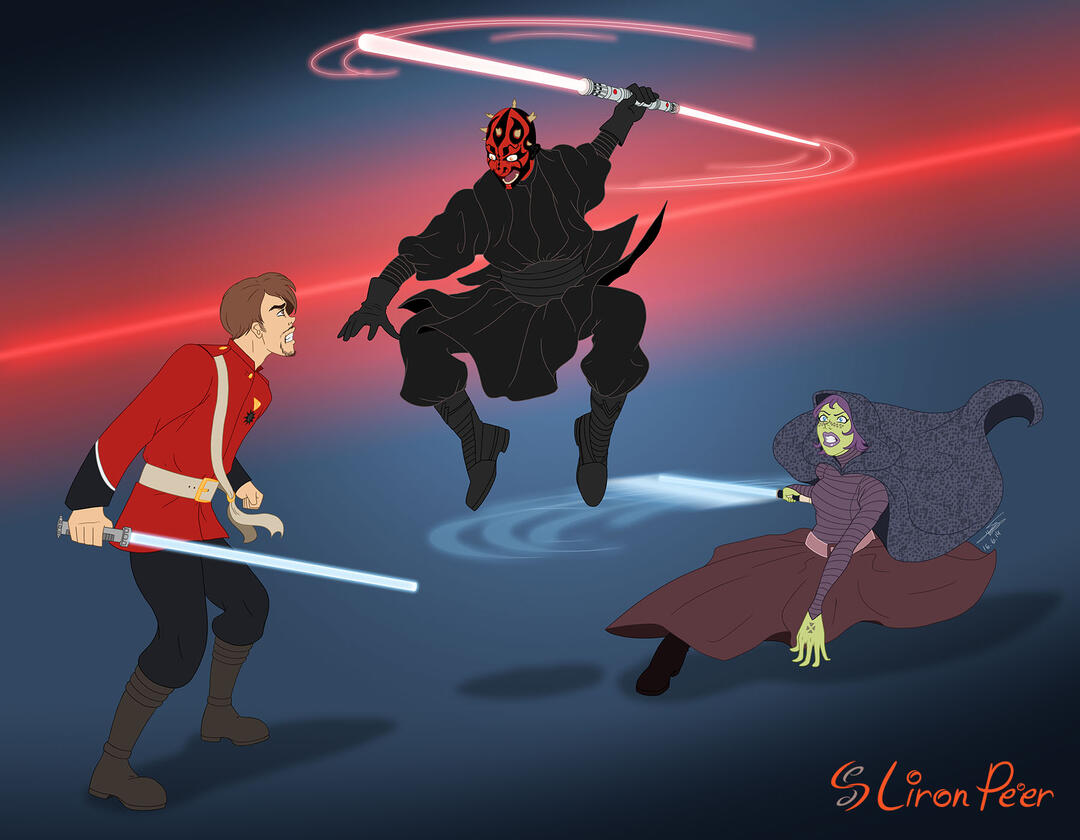 Star Wars Jedi Fight Fanart