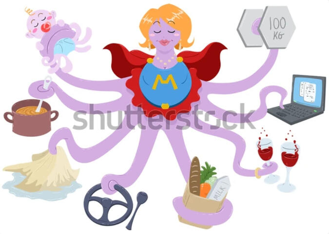 Royalty free Super Mom