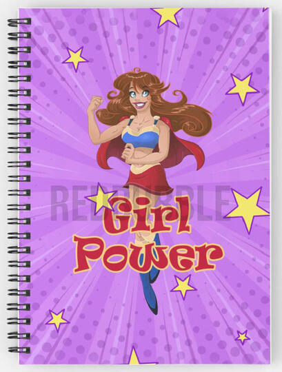 Super Woman Girl Power Notebook